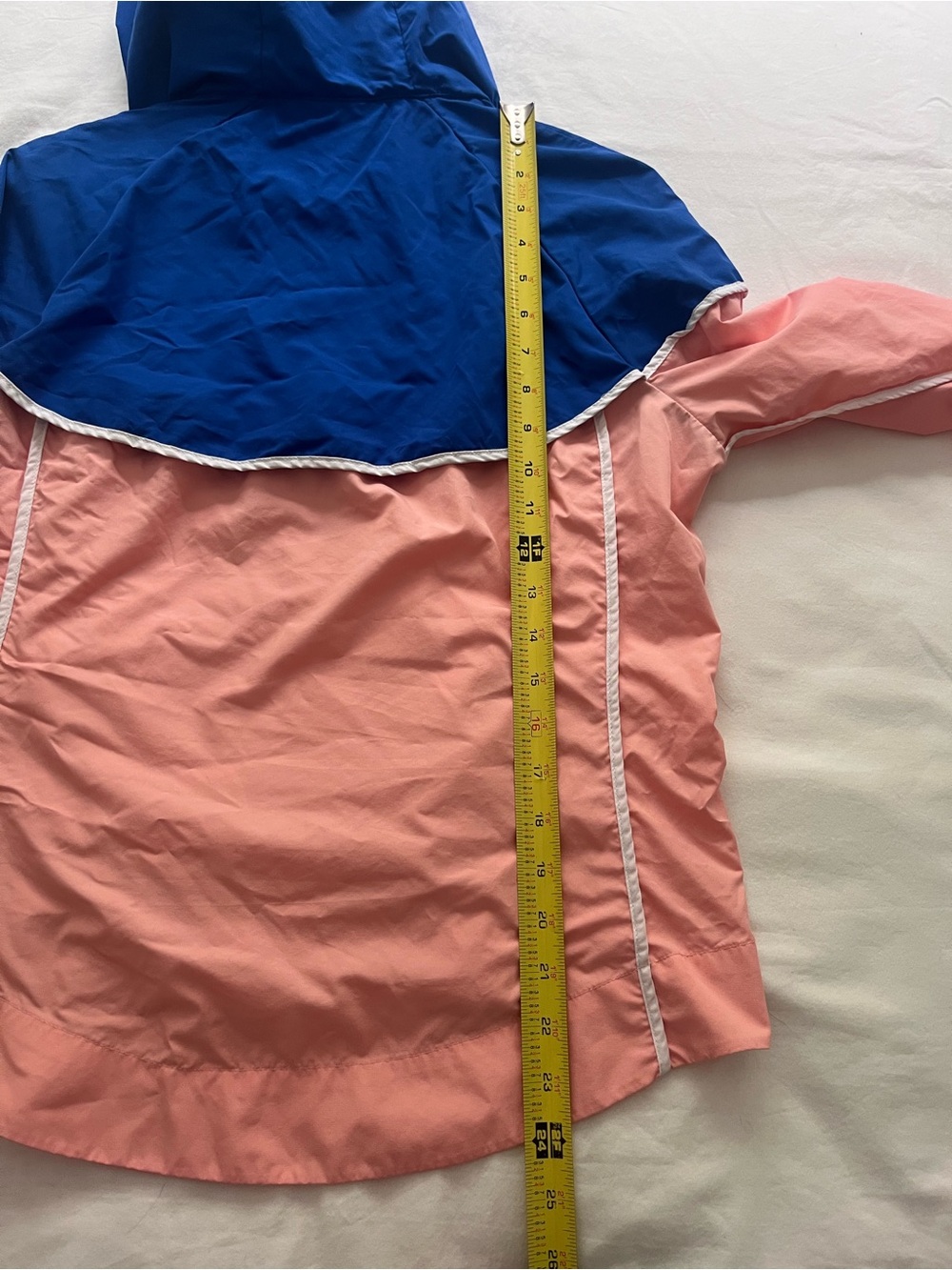Nike Sportswear Women’s Windrunner Jacket Hoodie Bleached Coral Small 883495-697 - Picture 13 of 14